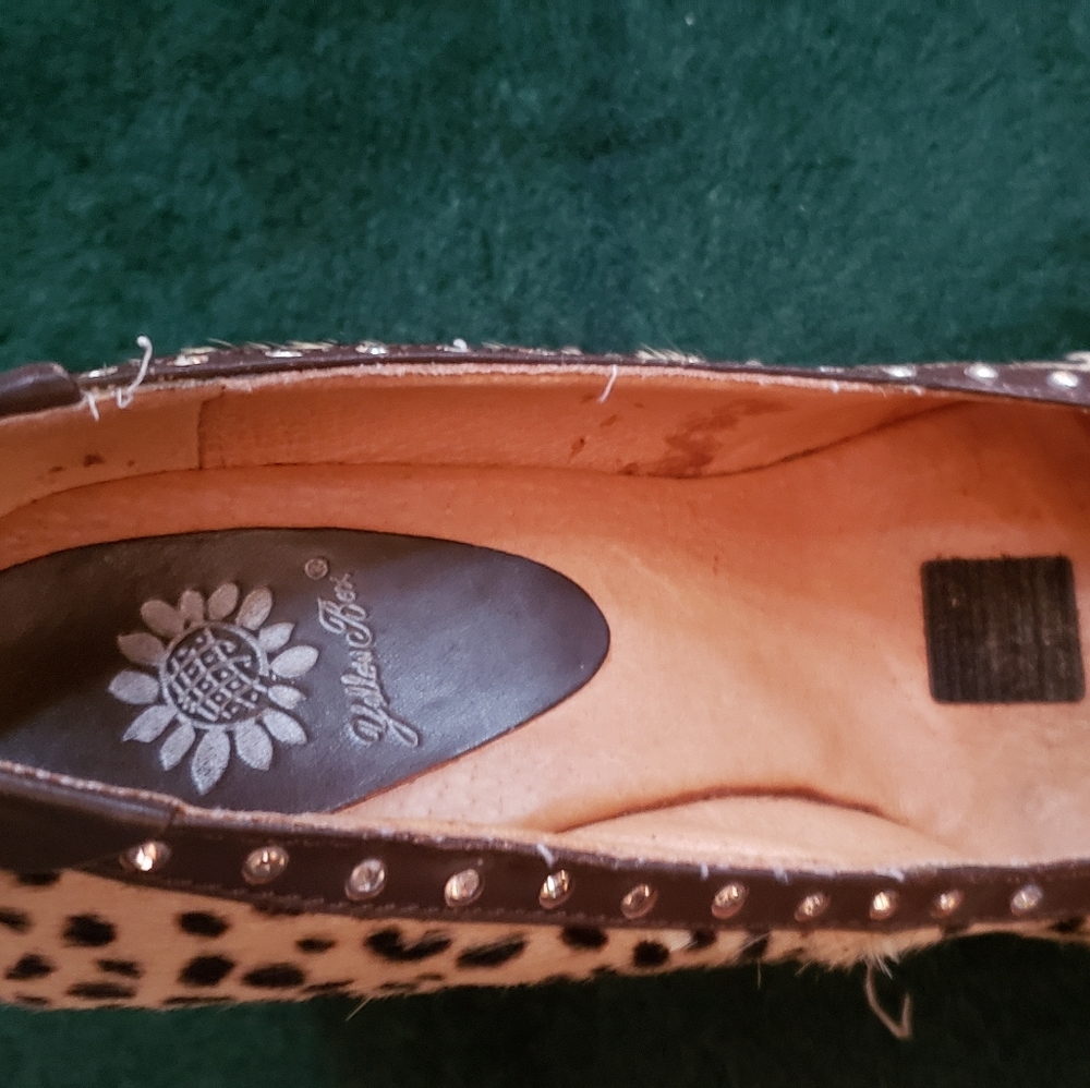 Leopard Rhinestone Wedges - Picture 5 of 6